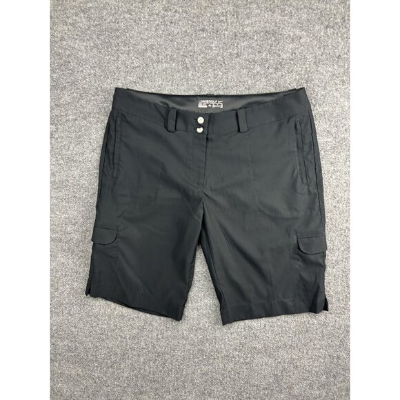 Nike Golf Dri-FIT Cargo Shorts Black Size 16 Polyester Spandex Pockets Mens - Picture 1 of 8